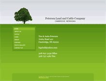 Tablet Screenshot of petersenfarms.com